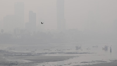 Haze engulfs the city skyline at Bandra in Mumbai on Wednesday. (PTI) Haze engulfs the city skyline at Bandra in Mumbai on Wednesday. (PTI)