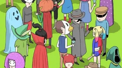 Boo! Someone stole your candy pouch Boo! Someone stole your candy pouch