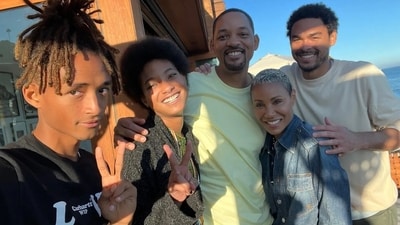 Jada Pinkett Smith and Will Smith with their kids Jaden Smith and Willow Smith, as well as Trey Smith Extreme right), whom Will shares with his ex-wife, Sheree Zampino. Jada Pinkett Smith and Will Smith with their kids Jaden Smith and Willow Smith, as well as Trey Smith Extreme right), whom Will shares with his ex-wife, Sheree Zampino.