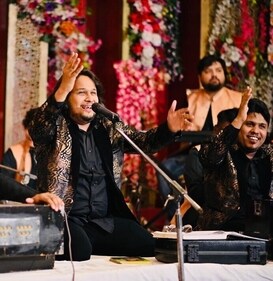 Zeeshan Khan Sabri and Faizan Khan Sabri aka Sabri Brothers will present a Sufi set. Zeeshan Khan Sabri and Faizan Khan Sabri aka Sabri Brothers will present a Sufi set.