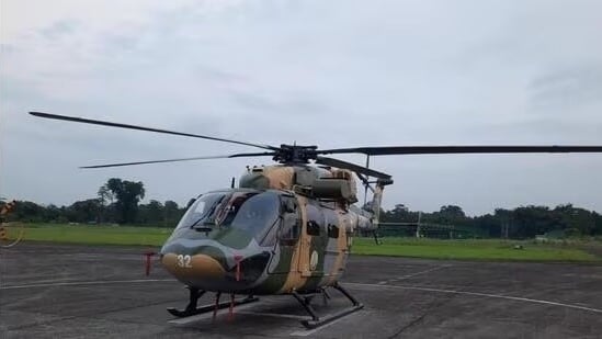 An Indian Army Dhruv ALH