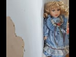 Snapshot of the demonic doll that is up for sale. 