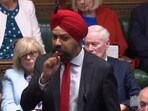 British MP Tanmanjeet Singh Dhesi. British MP Tanmanjeet Singh Dhesi.