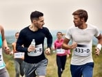 Running is considered a heart-healthy exercise and cardiologist say there is a minimal chance of getting a heart attack during marathons. Running is considered a heart-healthy exercise and cardiologist say there is a minimal chance of getting a heart attack during marathons.
