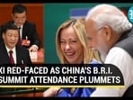 China's BRI Forum saw lower participation of world leaders as compared to 2019