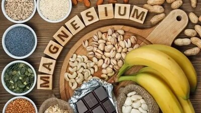 Magnesium: The nutrient is important for maintaining higher bone mineral density, which helps reduce risk of bone fractures and osteoporosis. Nuts, pumpkin seeds, sunflower seeds, black eyed beans, tofu, and spinach varieties are excellent sources of magnesium. (Unsplash) Magnesium: The nutrient is important for maintaining higher bone mineral density, which helps reduce risk of bone fractures and osteoporosis. Nuts, pumpkin seeds, sunflower seeds, black eyed beans, tofu, and spinach varieties are excellent sources of magnesium. (Unsplash)