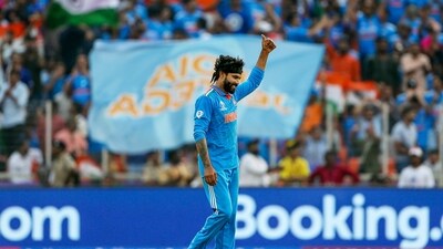 Ravindra Jadeja, Jasprit Bumrah and Mohammed Siraj took two wickets each while Shardul Thakur and Kuldeep Yadav, who broke the strong opening stand, got one each. (BCCI Twitter) Ravindra Jadeja, Jasprit Bumrah and Mohammed Siraj took two wickets each while Shardul Thakur and Kuldeep Yadav, who broke the strong opening stand, got one each. (BCCI Twitter)