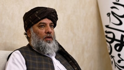 Taliban's acting commerce minister Haji Nooruddin Azizi. (REUTERS)