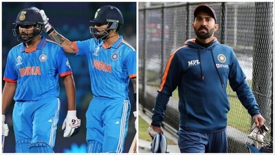 A fan asked Dinesh Karthik a tricky question about Rohit and Kohli during the World Cup (ANI) A fan asked Dinesh Karthik a tricky question about Rohit and Kohli during the World Cup (ANI)