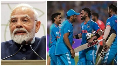 Prime Minister Narendra Modi said that the Indian cricket team is in great form in the World Cup (ANI-PTI)