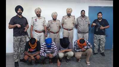 Director general of police (DGP) Gaurav Yadav said the accused were identified as Amanpreet Walia, Ramanbir Singh, alias Fouji, Arshpreet Singh, Harmanpreet Singh and Kirandeep Kaur, all Amritsar residents. (Sourced)