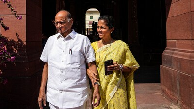 NCP MPs Sharad Pawar and Supriya Sule (PTI) NCP MPs Sharad Pawar and Supriya Sule (PTI)