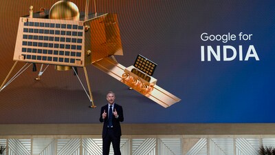 The ninth edition of the Google for India event was held in New Delhi, on Thursday, Oct. 19, 2023. (PTI) The ninth edition of the Google for India event was held in New Delhi, on Thursday, Oct. 19, 2023. (PTI)