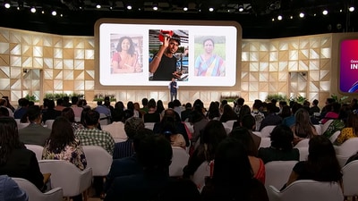 Google for India 2023 event held in New Delhi on Thursday. (Google)
