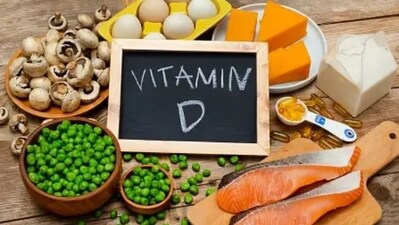 Vitamin D: Vitamin D is predominately acquired from exposure to sunlight where 7-dehydrocholesterol from skin is converted to vitamin D3 and utilized. Dietary sources are egg yolk, fatty fishes like salmon, sardine, herring, mackerel, red snapper, and mushrooms. (Unsplash) Vitamin D: Vitamin D is predominately acquired from exposure to sunlight where 7-dehydrocholesterol from skin is converted to vitamin D3 and utilized. Dietary sources are egg yolk, fatty fishes like salmon, sardine, herring, mackerel, red snapper, and mushrooms. (Unsplash)