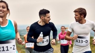 Running is considered a heart-healthy exercise and cardiologist say there is a minimal chance of getting a heart attack during marathons. (Freepik) Running is considered a heart-healthy exercise and cardiologist say there is a minimal chance of getting a heart attack during marathons. (Freepik)