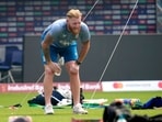 England's Ben Stokes attends a practice session. England's Ben Stokes attends a practice session.