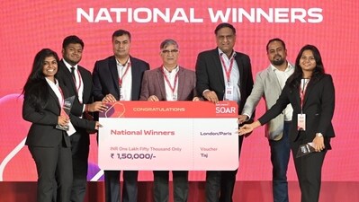 SOAR (Spirit of Aviation Reimagined), Air India’s business challenge-based annual nationwide B-school competition saw 27 premier business schools vying for the top honours. (Handout) SOAR (Spirit of Aviation Reimagined), Air India’s business challenge-based annual nationwide B-school competition saw 27 premier business schools vying for the top honours. (Handout)