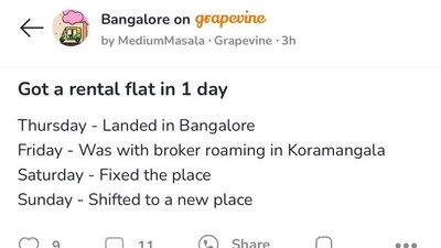 Bengaluru's rental demand has soared over the last few years. Bengaluru's rental demand has soared over the last few years.