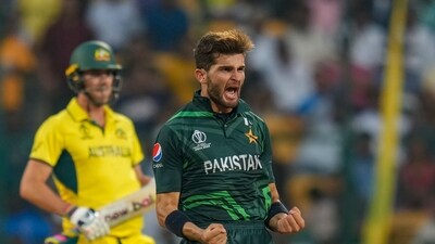 Shaheen Afridi helped Pakistan stop Australia from soaring past 400 (PTI)