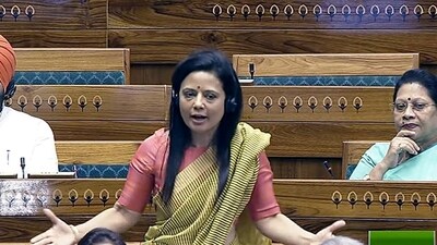Trinamool Congress MP Mahua Moitra. (ANI) (HT_PRINT) Trinamool Congress MP Mahua Moitra. (ANI) (HT_PRINT)