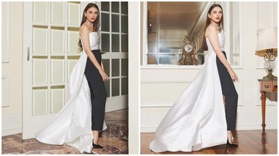 Aditi Rao Hydari's outfit comes with a price tag of $1,378, which is equivalent to  <span class='webrupee'>₹</span>1.14 lakh. (Instagram/@aditiraohydari)