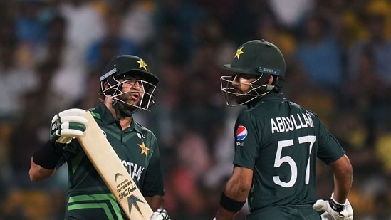Pakistan openers Abdullah Shafique and Imam-ul-Haq put up a 134-run opening stand and got Pakistan off to a good start.(PTI)