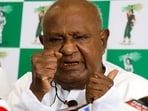 Former prime minister and JD(S) supremo HD Deve Gowda