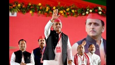 Akhilesh Yadav in Hardoi. (Sourced) Akhilesh Yadav in Hardoi. (Sourced)