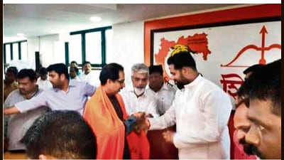 At the time of his first arrest from Chakan by the Pimpri-Chinchwad police in the December of 2020, Patil was a local Shiv Sena leader with a hotline to some of the party seniors. (HT PHOTO) At the time of his first arrest from Chakan by the Pimpri-Chinchwad police in the December of 2020, Patil was a local Shiv Sena leader with a hotline to some of the party seniors. (HT PHOTO)
