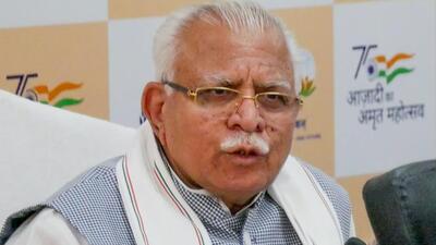 Haryana Chief Minister Manohar Lal Khattar (ANI) Haryana Chief Minister Manohar Lal Khattar (ANI)