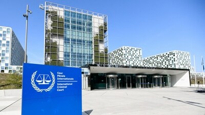An exterior view of the International Criminal Court in the Hague, Netherlands. (REUTERS)