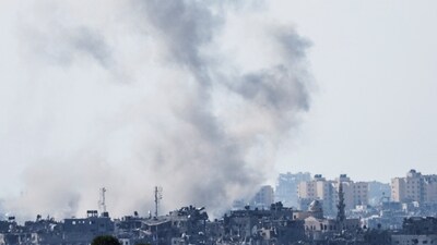 Smoke rises in the air following bombings. (Reuters File Pic)