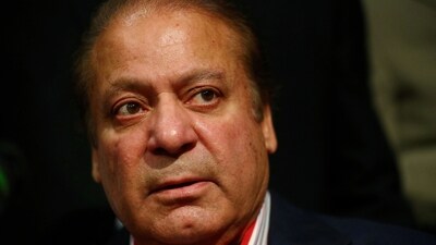 Ousted Prime Minister of Pakistan, Nawaz Sharif, speaks during a news conference at a hotel in London, Britain. (Reuters)