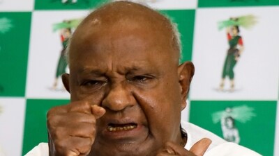 Former prime minister and JD(S) supremo HD Deve Gowda (PTI) Former prime minister and JD(S) supremo HD Deve Gowda (PTI)