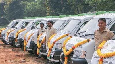 The Pune civic body has purchased 10 electric garbage tipper vehicles. (HT PHOTO) The Pune civic body has purchased 10 electric garbage tipper vehicles. (HT PHOTO)