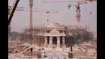 The first phase of Ram temple construction in Ayodhya is nearing completion. (Sourced)