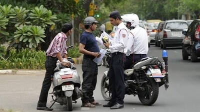 Traffic police issued most of the challans to motorcycle riders (69,190), followed by scooter riders (49,219), car drivers (33,754) and autorickshaw drivers (1,556). (File) Traffic police issued most of the challans to motorcycle riders (69,190), followed by scooter riders (49,219), car drivers (33,754) and autorickshaw drivers (1,556). (File)