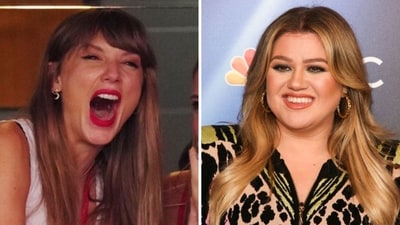 Kelly Clarkson has reacted to the media coverage of Taylor Swift's romance with Travis Kelce. Kelly Clarkson has reacted to the media coverage of Taylor Swift's romance with Travis Kelce.