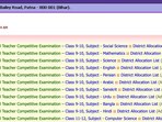 BPSC Bihar TRE Result 2023 Live: Bihar School Teacher result for Class 9-10, 11-12 subjects announced (bpsc.bih.nic.in)
