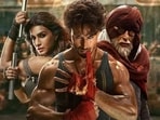 Ganapath stars Tiger Shroff, Kriti Sanon and Amitabh Bachchan. Ganapath stars Tiger Shroff, Kriti Sanon and Amitabh Bachchan.