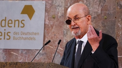British-US author Salman Rushdie (AFP) British-US author Salman Rushdie (AFP)