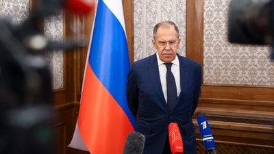 Russian foreign minister Sergei Lavrov. (AFP)