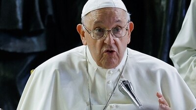 Israel-Hamas War: Pope Francis holds prayer in St. Peter's Square at the Vatican. (Reuters)