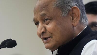 The Congress fielded chief minister Ashok Gehlot in its first list (PTI) The Congress fielded chief minister Ashok Gehlot in its first list (PTI)