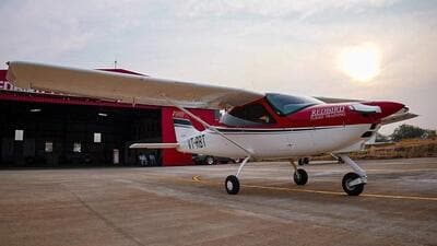 The aircraft Tecnam P-2008 belongs to Redbird Flight Training Academy, said officials. (HT PHOTO) The aircraft Tecnam P-2008 belongs to Redbird Flight Training Academy, said officials. (HT PHOTO)