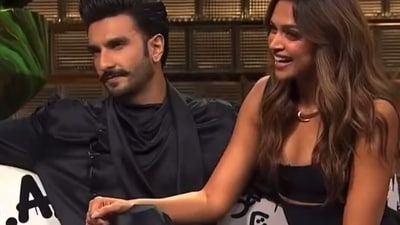 Ranveer Singh and Deepika Padukone on Koffee with Karan Season 8 Ranveer Singh and Deepika Padukone on Koffee with Karan Season 8