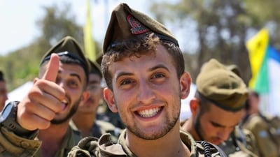 Staff Sgt. Roey Weiser, an Israeli American soldier, was stationed at the Kerem Shalom border crossing (Image provided by Naomi Feifer-Weiser)