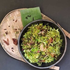 Green mutton biryani Green mutton biryani