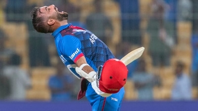 Afghanistan's captain Hashmatullah Shahidi celebrates the team's victory against Pakistan. (ANI) Afghanistan's captain Hashmatullah Shahidi celebrates the team's victory against Pakistan. (ANI)